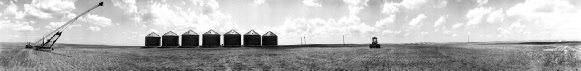 76 Grain Bins Near Hayes, South Dakota (2007)